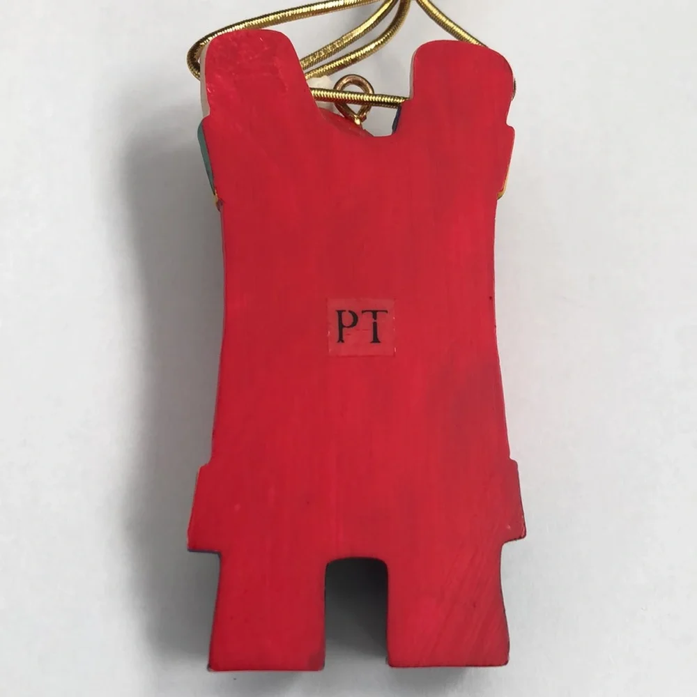 Ceramic Santa ornament